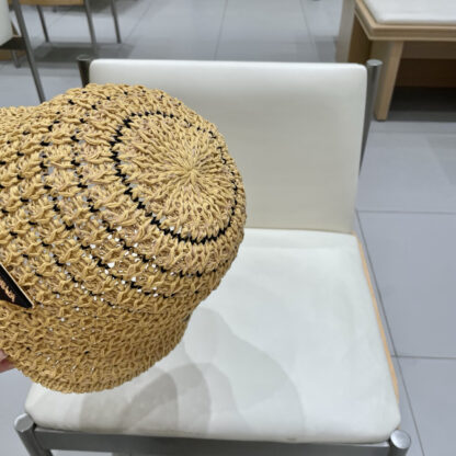 Prada knitted hollow bucket hat - Image 6