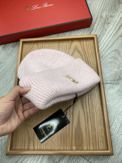 Yves Saint Laurent fine wool knitted hat - Image 6