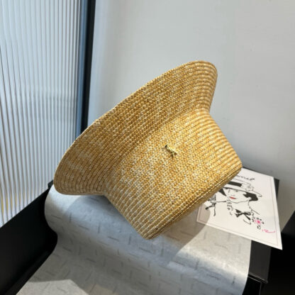 Yves Saint Laurent new raffia basin hat - Image 6