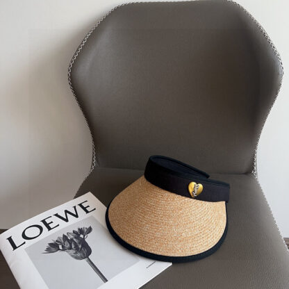 Yves Saint Laurent new densely woven holiday style sun hat hollow hat - Image 6