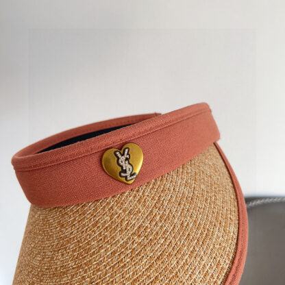 Yves Saint Laurent new densely woven holiday style sun hat hollow hat - Image 6