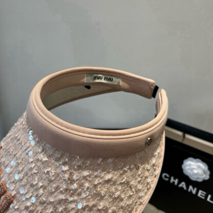 Miu Miu new hollow top sun hat - Image 7
