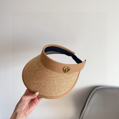 Yves Saint Laurent new densely woven holiday style sun hat hollow hat - Image 7