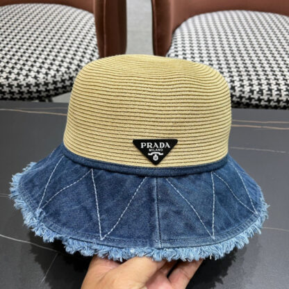 Prada colorblock summer casual bucket hat - Image 5