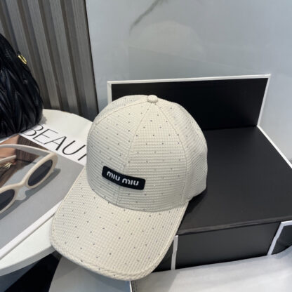 Miu Miu new diamond baseball cap - Image 7