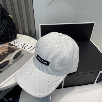 Miu Miu new diamond baseball cap - Image 7