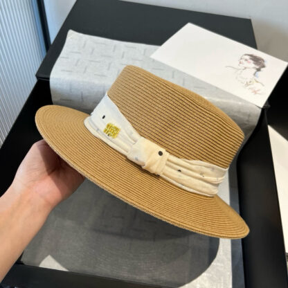 Miu Miu new flat top sun hat - Image 7