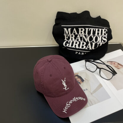 Yves Saint Laurent early spring new simple baseball cap - Image 6