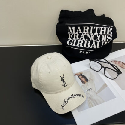 Yves Saint Laurent early spring new simple baseball cap - Image 6