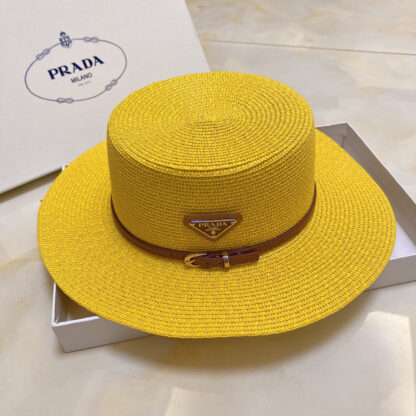 Prada flat straw hat - Image 6