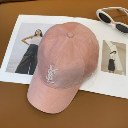 Yves Saint Laurent embroidered corduroy baseball cap - Image 6