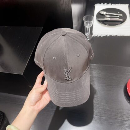 Yves Saint Laurent embroidered corduroy baseball cap - Image 5