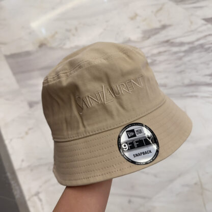 Saint Laurent lettering embroidered bucket hat - Image 6