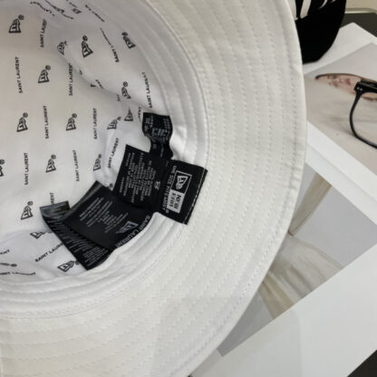 Saint Laurent lettering embroidered bucket hat - Image 6