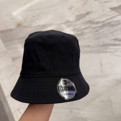Saint Laurent lettering embroidered bucket hat - Image 6