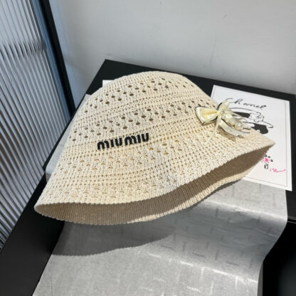 Miu Miu Knitted Bucket Hat - Image 7