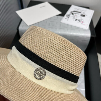Miu Miu new flat top sun hat - Image 7