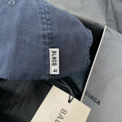 Balenciaga new double circle letter embroidered baseball cap - Image 6