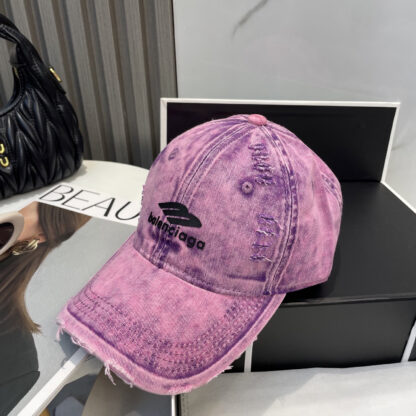 Balenciaga spring new hole casual baseball cap - Image 6