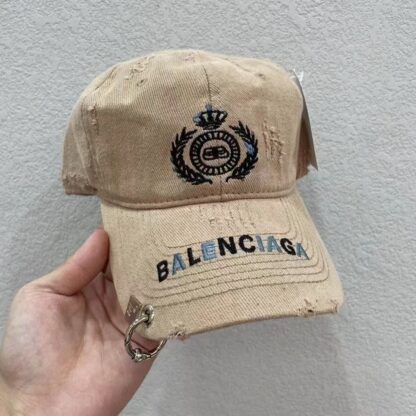 Balenciaga Korean version of British casual custom baseball cap - Image 6