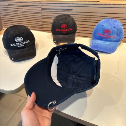 Balenciaga Korean version of British casual custom baseball cap - Image 6