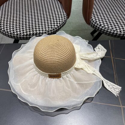 Balenciaga French wave-edge sun hat - Image 5