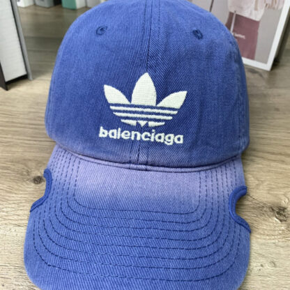 Balenciaga embroidered letters soft top washed distressed personalized baseball cap - Image 6