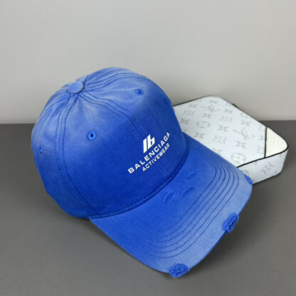 Balenciaga classic quote embroidered couple baseball cap - Image 6