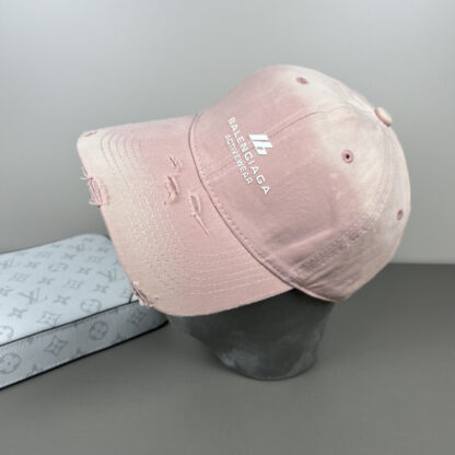 Balenciaga classic quote embroidered couple baseball cap - Image 6