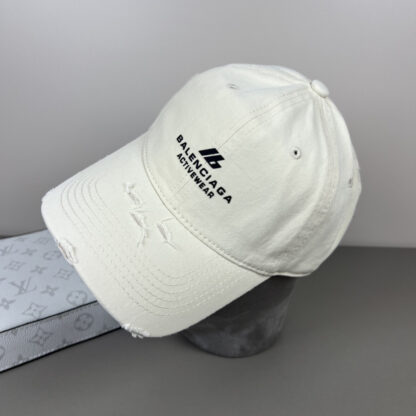 Balenciaga classic quote embroidered couple baseball cap - Image 6