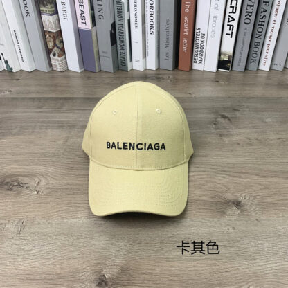 Balenciaga classic letter embroidered soft top versatile cap - Image 6