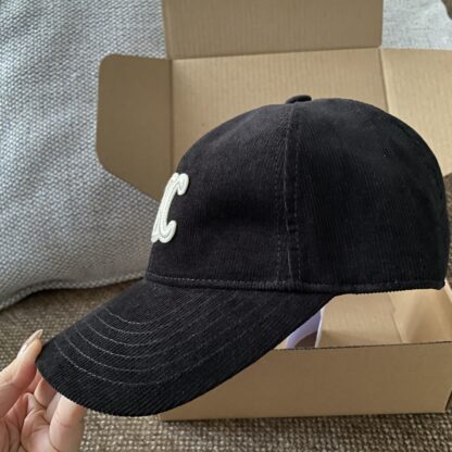 Celine autumn and winter retro hard top baseball cap - Image 6