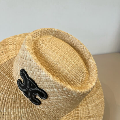 Celine raffia sun hat - Image 6