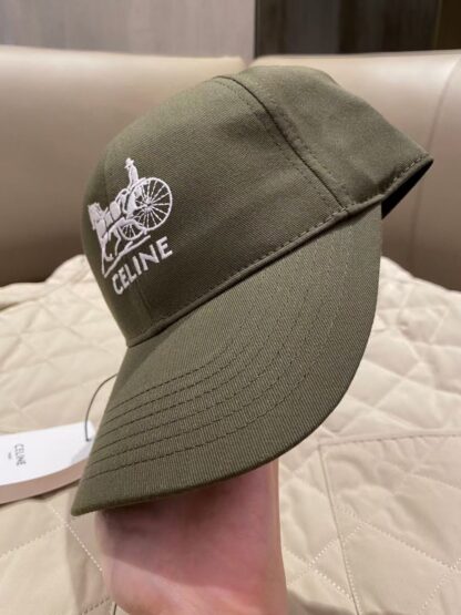 Celine horse and carriage embroidered baseball cap - Image 2