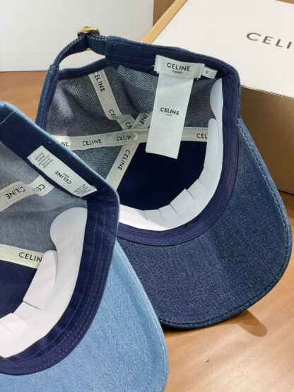 Celine denim comfortable soft durable baseball cap - Image 6