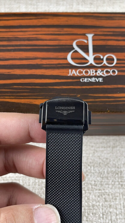 Longines Conquest 43 Black Ceramic Series Watch - Image 7