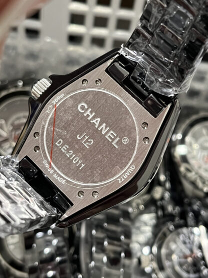 Chanel Black and White Code Quartz Watch - Image 7
