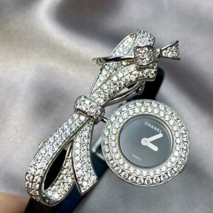 Chanel diamond bow watch - Image 6