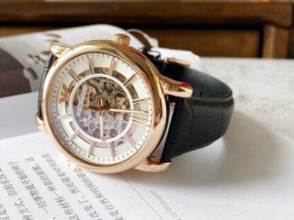 Armani 60007 Rose Gold Hollow Transparent Strap Automatic Mechanical Watch - Image 7