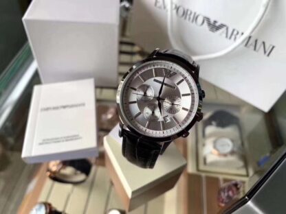 Armani Multi-Function Three-Eye Chronograph Men's Watch - Image 7