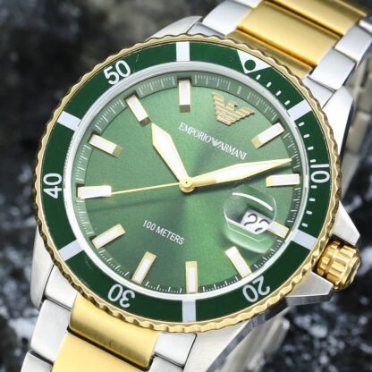 Armani simple atmospheric quartz steel strap men's watch - Image 6