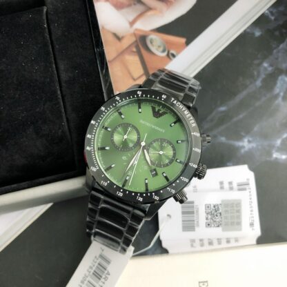 Armani Business Casual European and American Simple Atmospheric Quartz Steel Band Men's Watch - Image 6