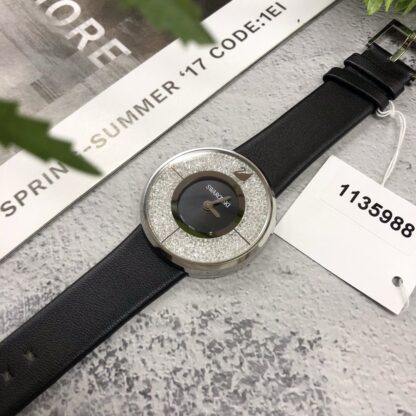 Swarovski starry leather strap women's watch - Image 5