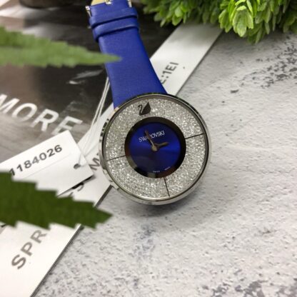 Swarovski starry leather strap women's watch - Image 5