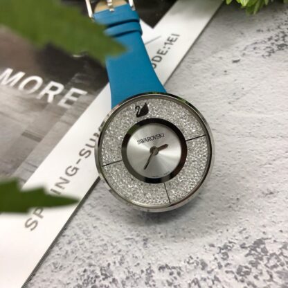 Swarovski starry leather strap women's watch - Image 5