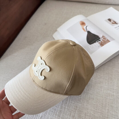 Celine letter embroidered couple fashion baseball cap - Image 6