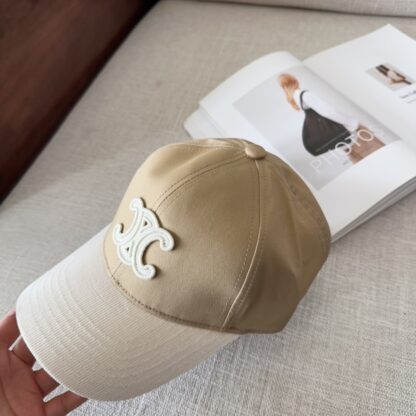 Celine letter embroidered couple fashion baseball cap - Image 6