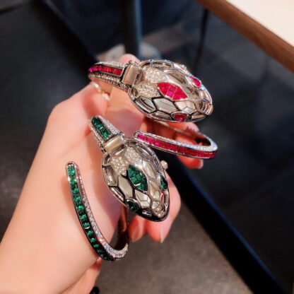 Bulgari Fashion Snake Bracelet Watch - Image 6