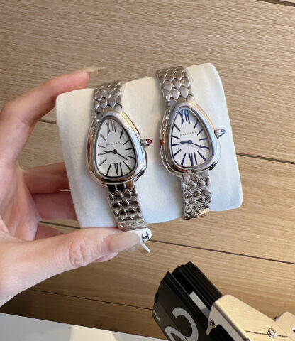 Bulgari Slim Gold Snake Shadow Sparkling Watch - Image 6