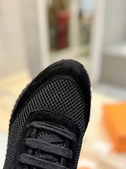 Hermès classic black couple breathable casual sports shoes - Image 6